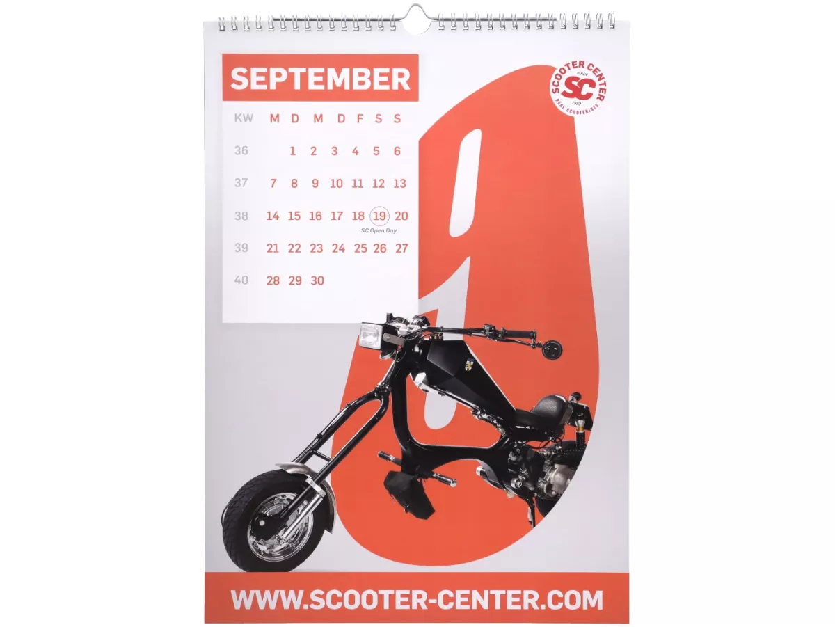 Calendario -SCOOTER CENTER- 2026