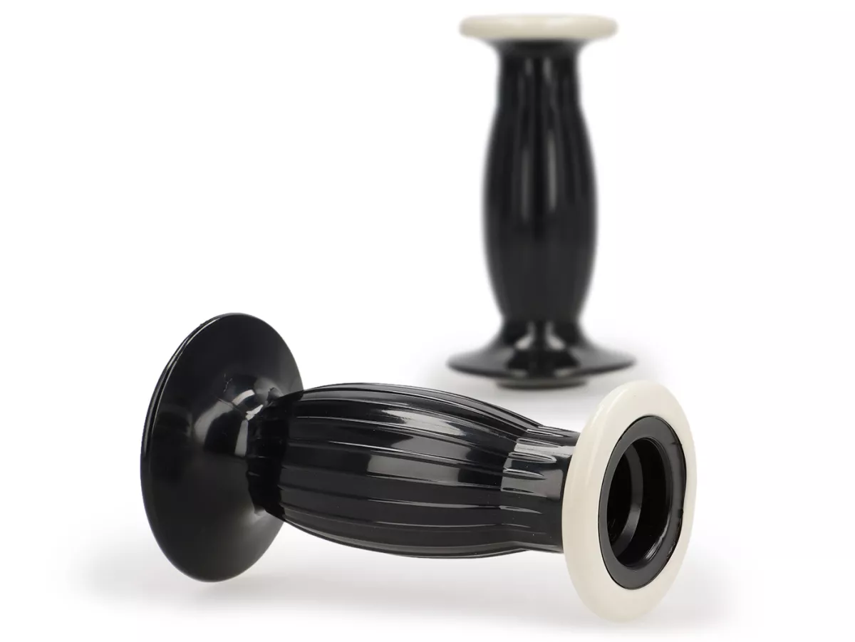 Handvatten Lambretta Mod. Biemme -SECURIT ANTIVIBRANTE- Lambretta serie 1 en 2 - diameter 27mm - zwart