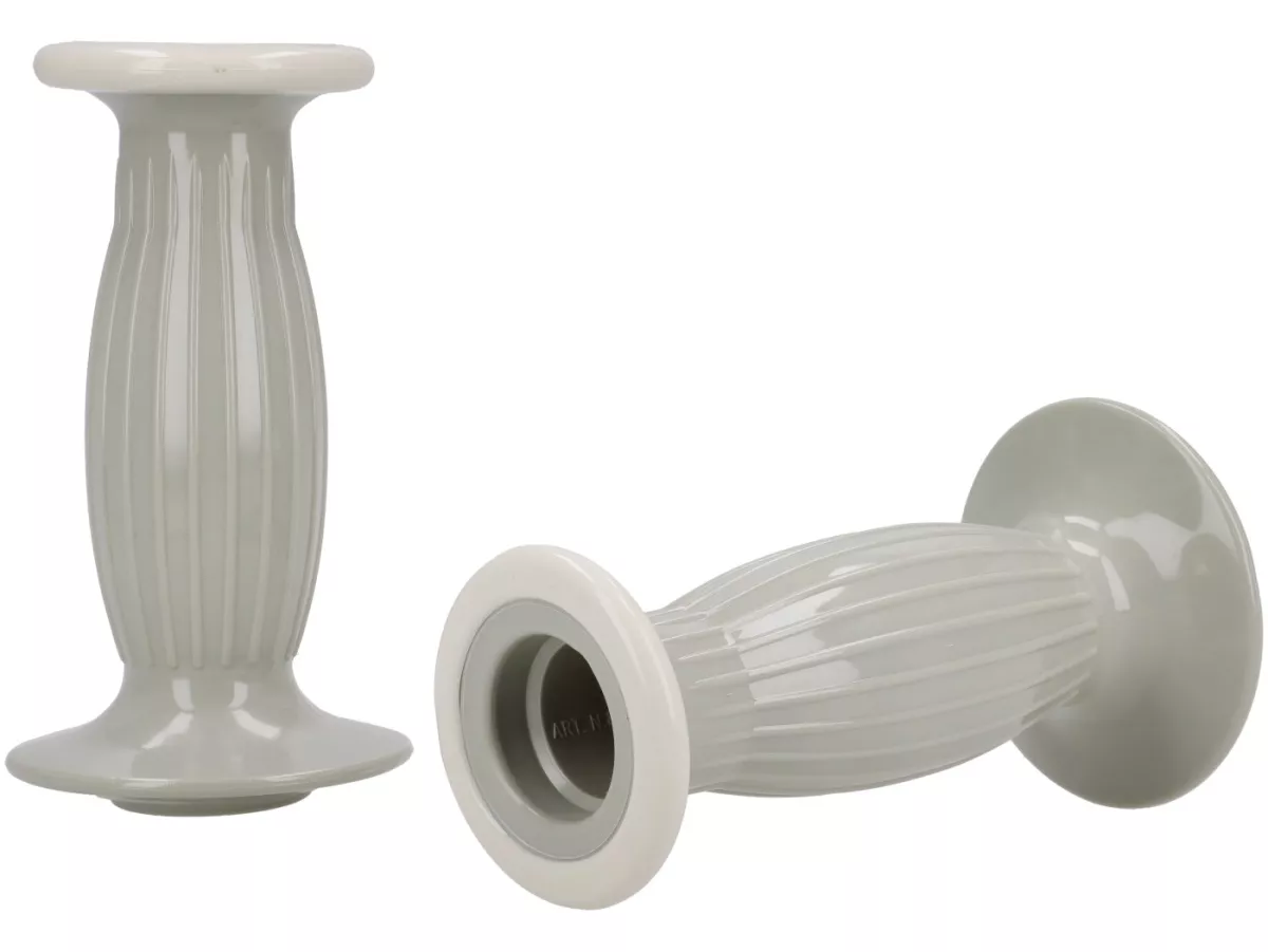 Grips Lambretta Mod. Biemme -SECURIT ANTIVIBRANTE- Lambretta series 1 and 2 - diameter 27mm - gray