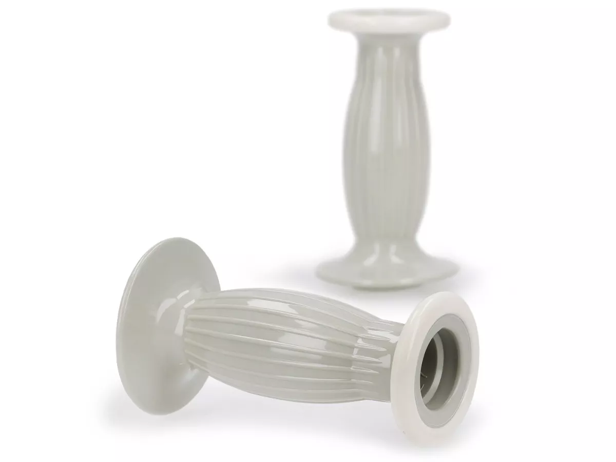 Grips Lambretta Mod. Biemme -SECURIT ANTIVIBRANTE- Lambretta series 1 and 2 - diameter 27mm - gray