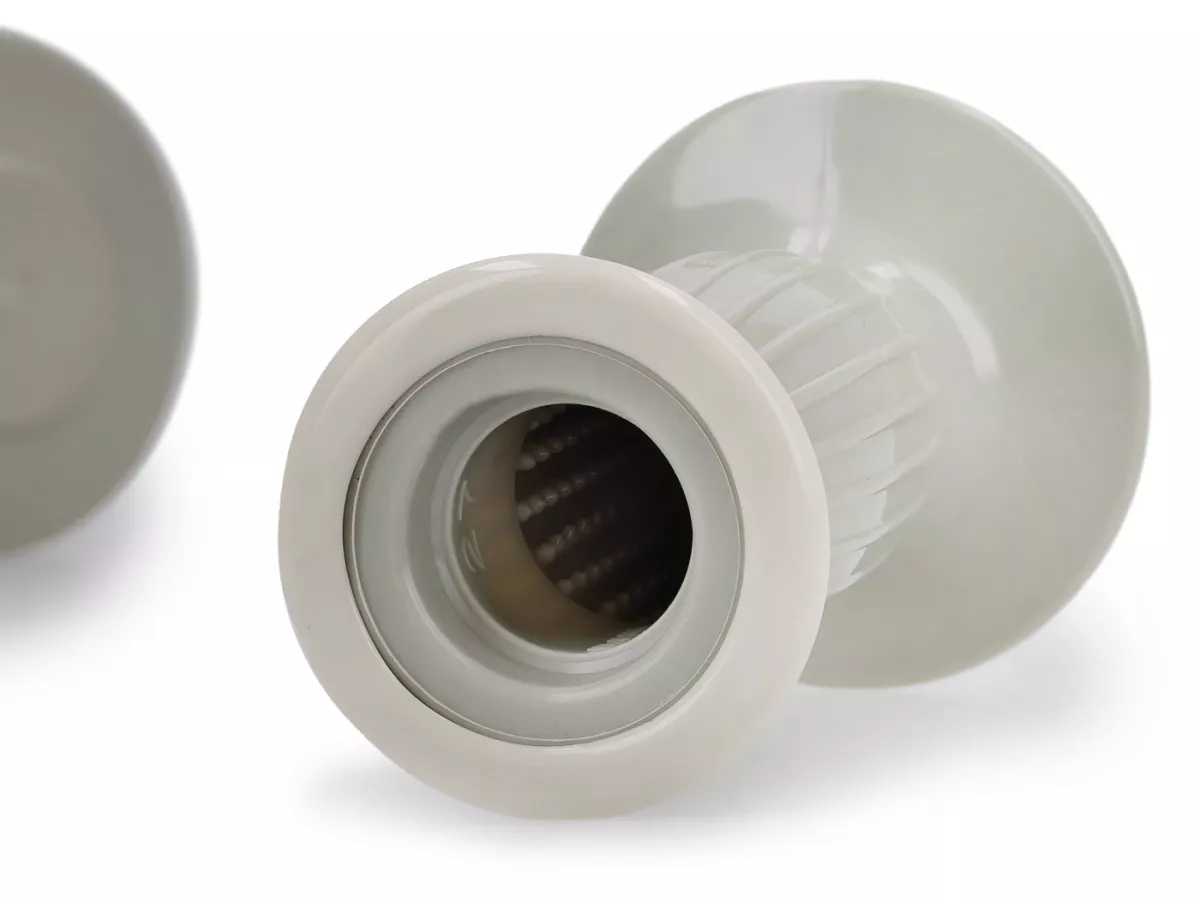 Grips Lambretta Mod. Biemme -SECURIT ANTIVIBRANTE- Lambretta series 1 and 2 - diameter 27mm - gray