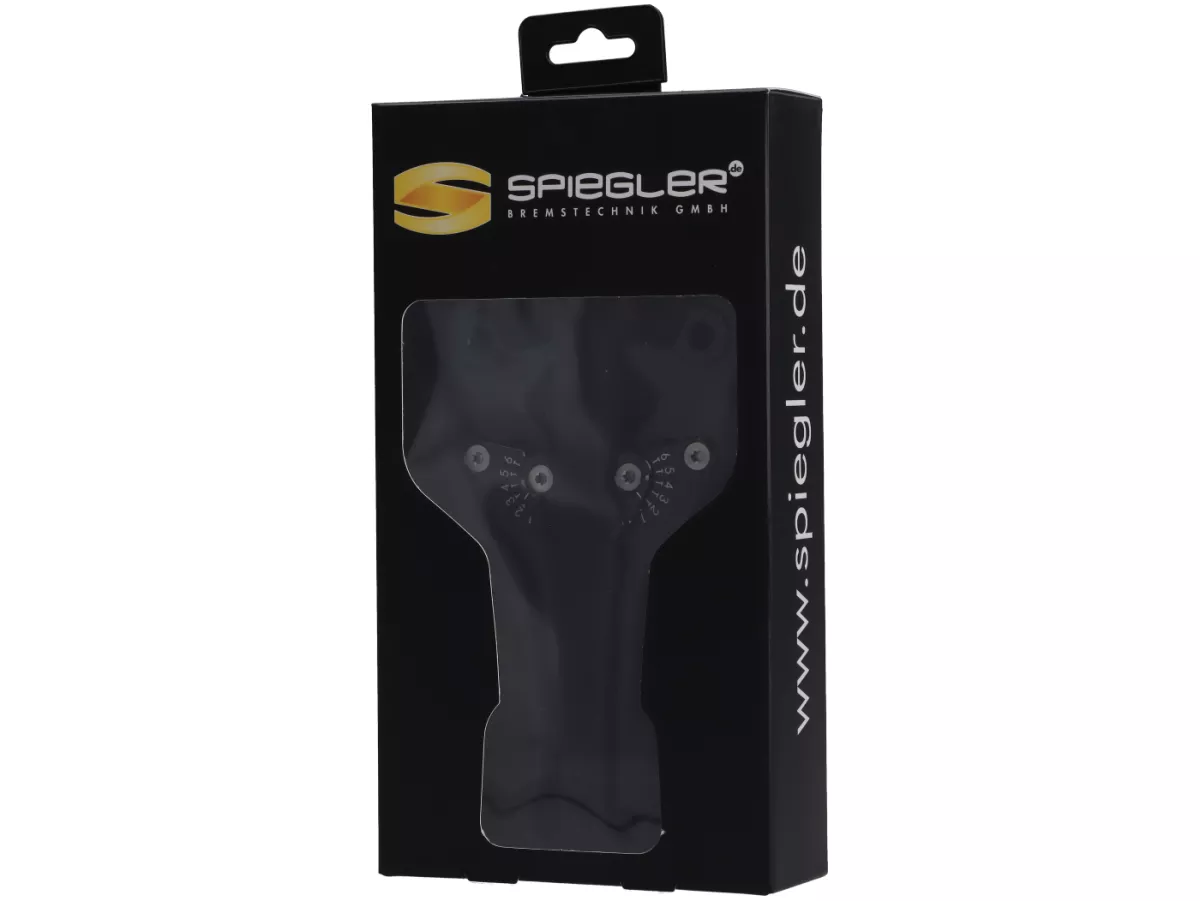 Set leva freno -SPIEGLER- Vespa GTS 125-310 Keyless Basic, Super, Super Sport, Super Tech - regolabile - nero / nero