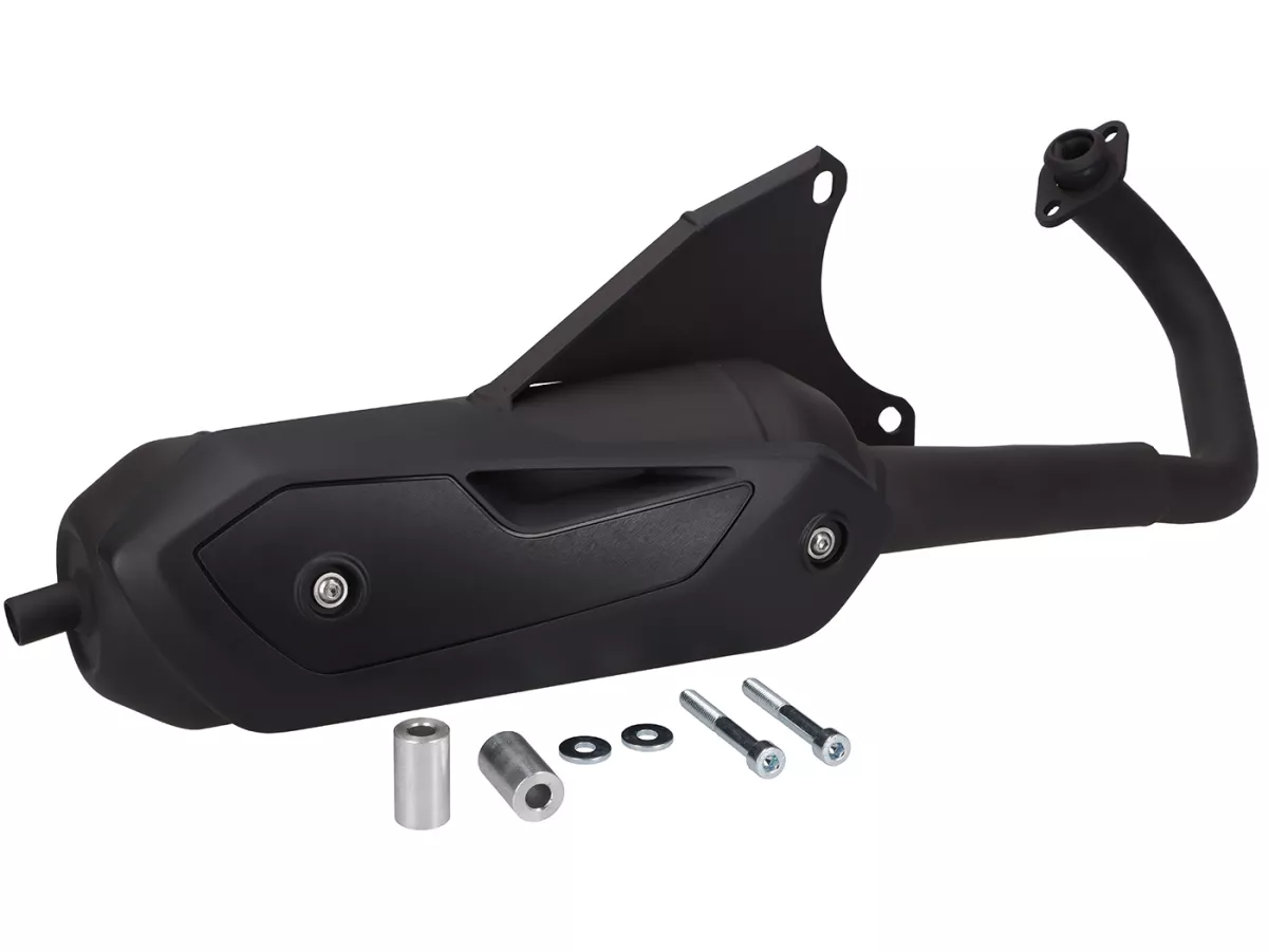 Exhaust -TECNIGAS- Silent Pro Black - Piaggio Vespa ET2 (up to 1998), Sfera 50 (NSL), Sfera 50 (RST), Aprilia Habana/Mojito (Piaggio)