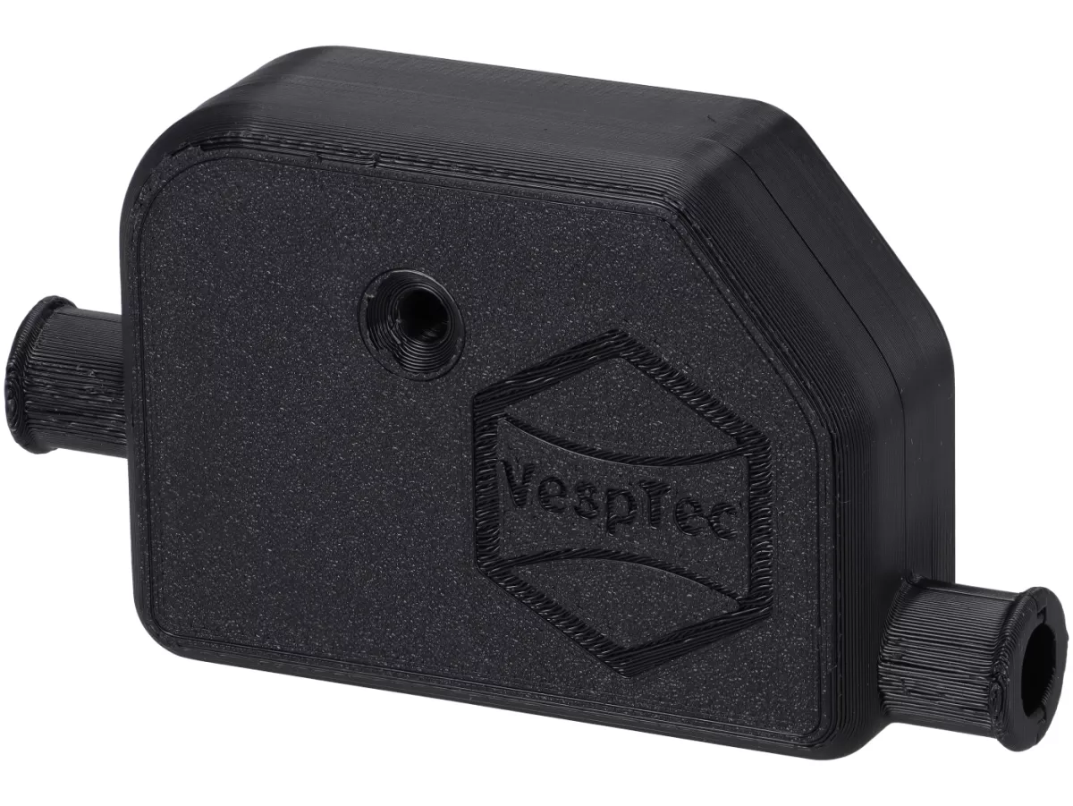 Mesin kotak kabel -VESPTEC XL Classic- Vespa Largeframe (1977-1984) PX lama 80-200 (V8X1T, VNX1T, VLX1T, VSX1T), GTR125 (VNL2T 145901-), TS125 (VNL3T 18139-), Sprint150 Veloce (VLB1T 294260-), Super150 (VBC1T, 412374-, Rally200 (VSE1T, Ducati) - hitam