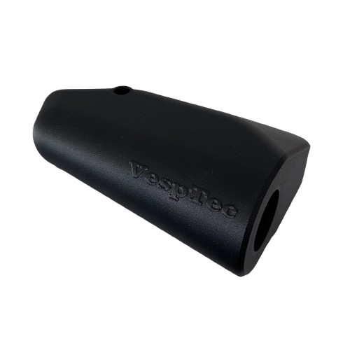 Couvercle de cuve de carburateur -VESPTEC- Qicklock Airbox avec partie inférieure Venturi pour carburateur SI24-SI26-. Vespa Largeframe 1957-2016 - PX, Rally, Sprint, Super, TS, GT, GTR, VBA, VBB, VNB - Plastique (ASA, noir)