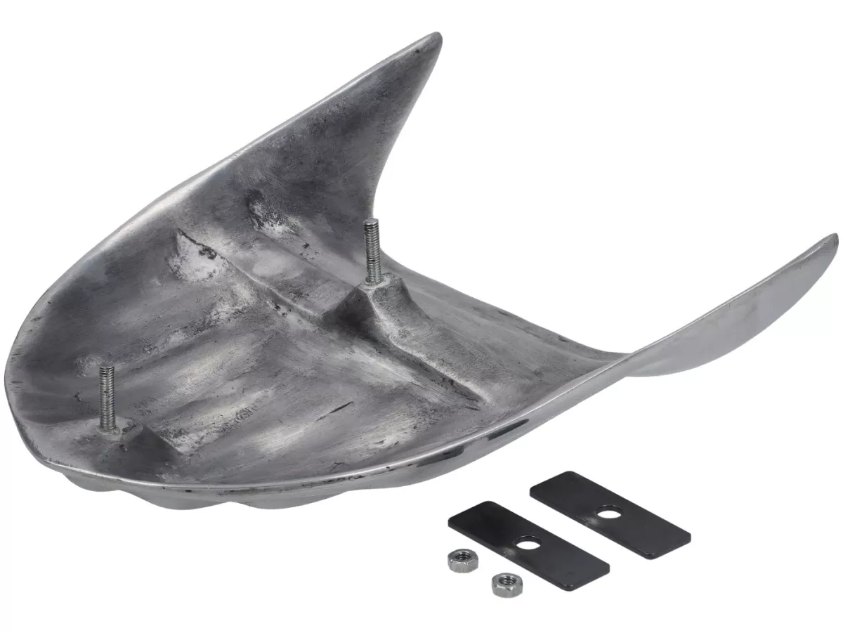 Air scoop side flap -DELUXE- die-cast aluminum, polished for Vespa 125 VM/VN/VNA/VNB/150 VL/VB/VBA/VBB/160 GS/ACMA