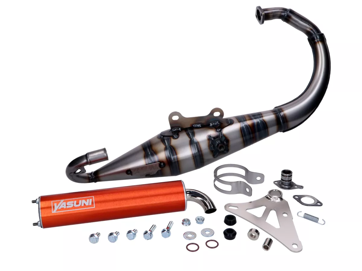 Exhaust -YASUNI- R PRO - Minarelli 50 ccm (vertical) - orange