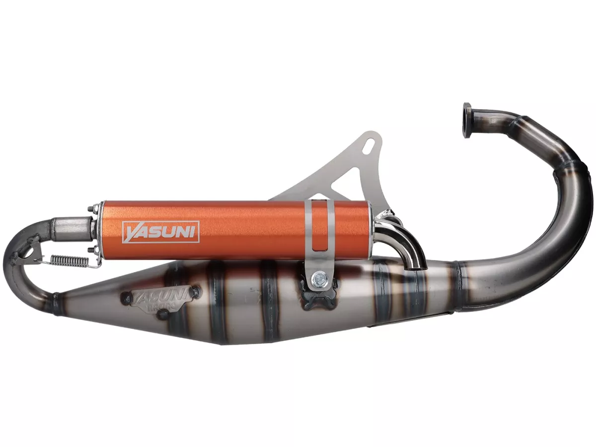 Exhaust -YASUNI- R PRO - Minarelli 50 ccm (vertical) - orange