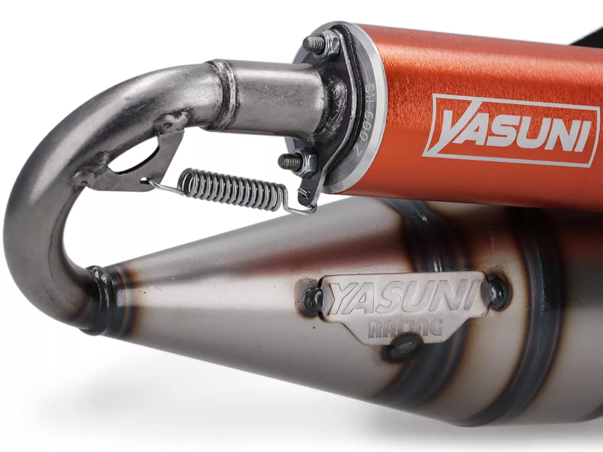 Exhaust -YASUNI- R PRO - Minarelli 50 ccm (vertical) - orange