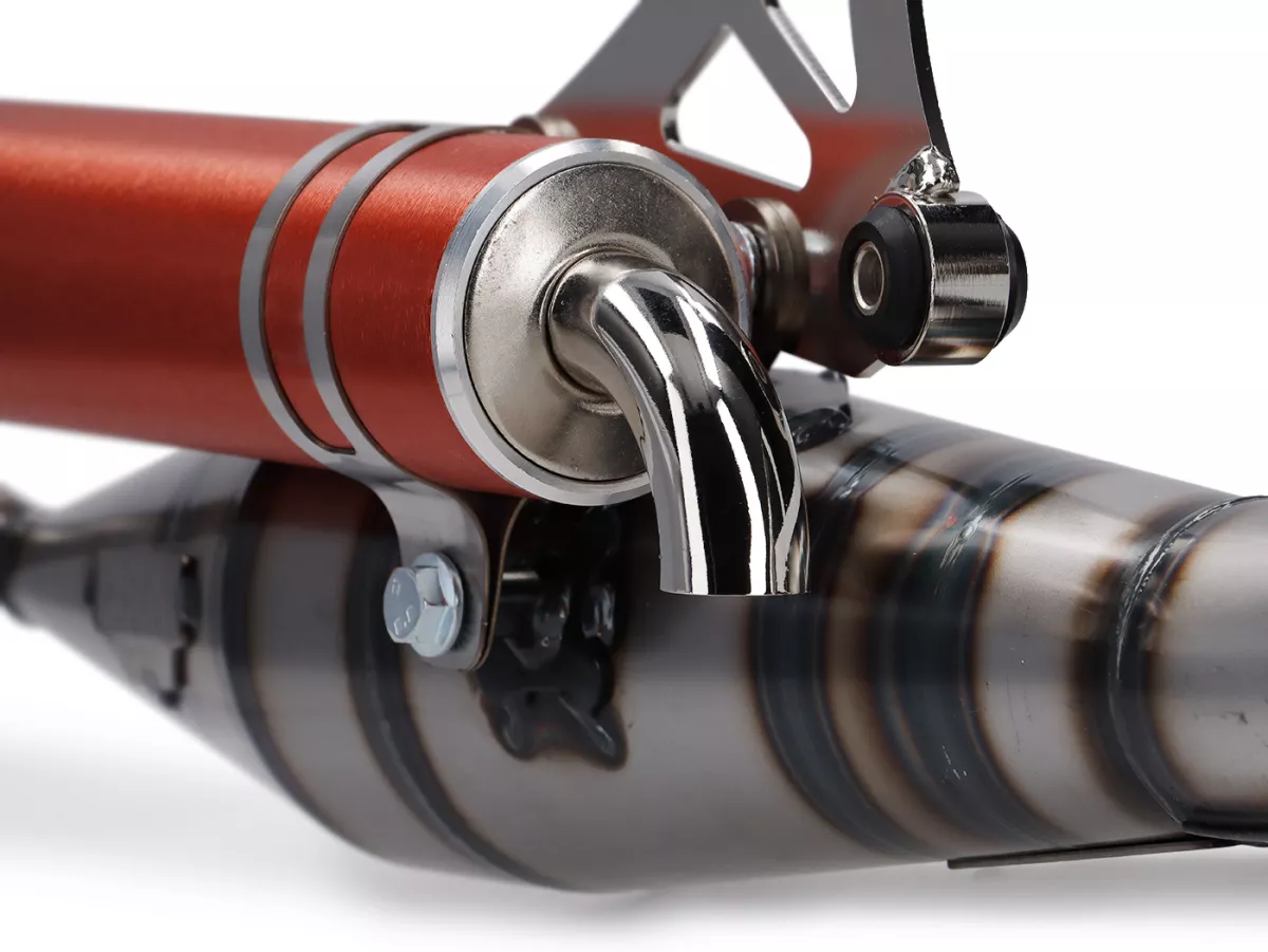 Exhaust -YASUNI- R PRO - Minarelli 50 ccm (vertical) - orange