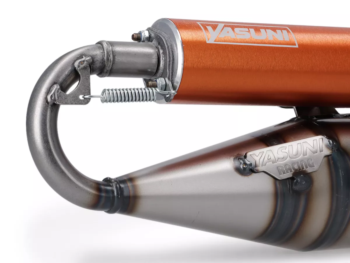 Avgasrör -YASUNI- R PRO - Piaggio 50 ccm 2-takts - orange
