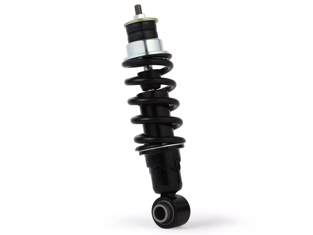 Ammortizzatore anteriore -YSS Pro-X, 195mm, con TÜV/ABE- Vespa V50, PV125, ET3 - Molla nera