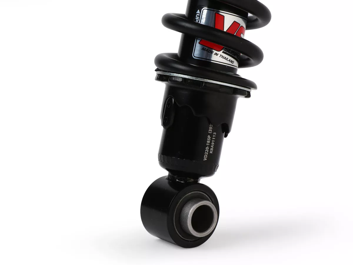 Ammortizzatore anteriore -YSS Pro-X, 195mm, con TÜV/ABE- Vespa V50, PV125, ET3 - Molla nera
