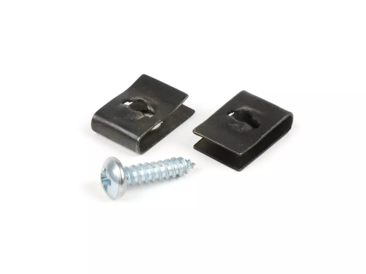 Mounting kit bottom for horn grill -OEM QUALITY (4pc.)- Vespa PK, PX, T5