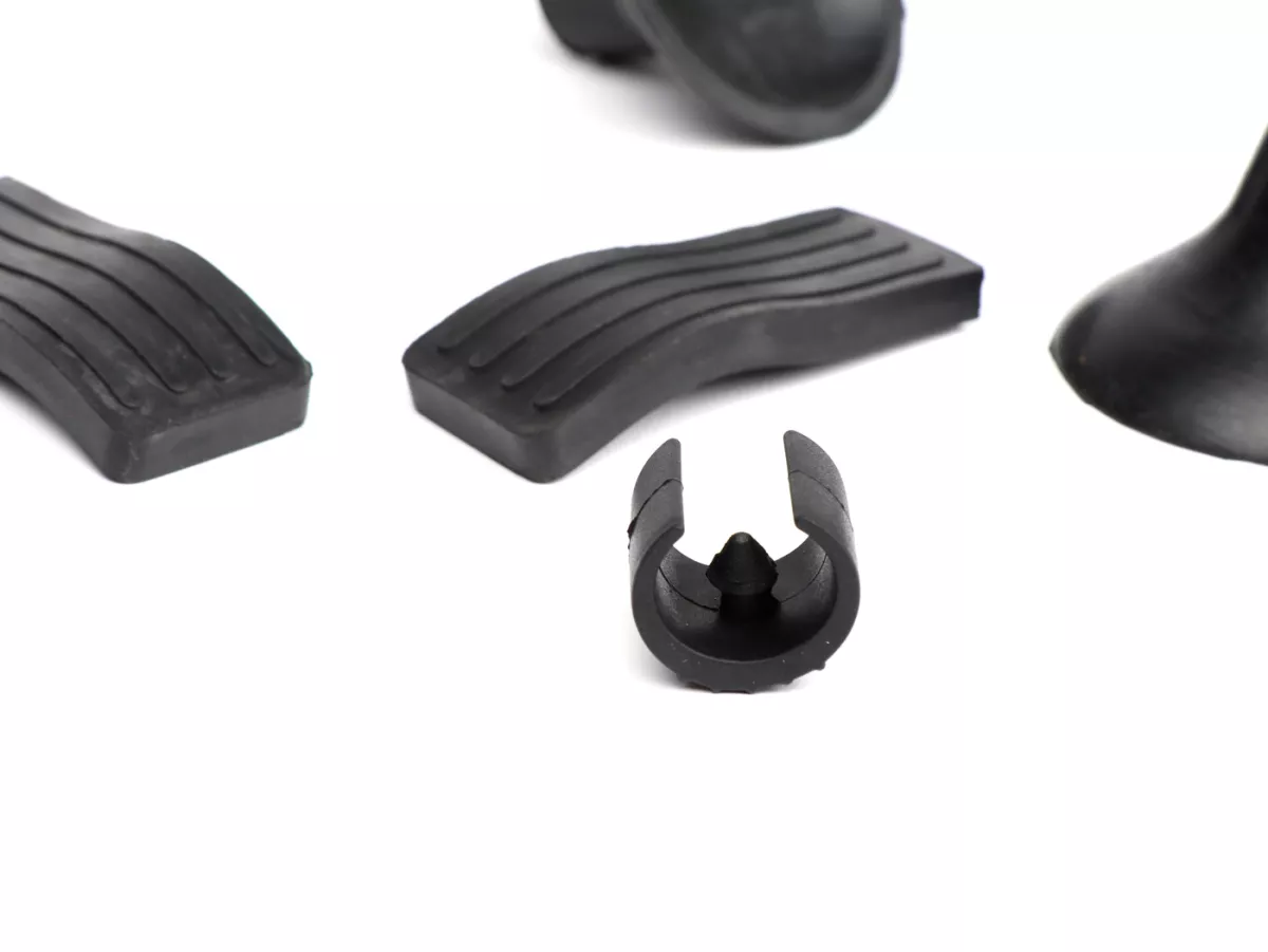 Opvouwbaar voorrek rubberset -OEM KWALITEIT- Vespa Smallframe, Vespa Largeframe, Vespa GTS, GTV, GTS Super, Lambretta (Series 1-3) LI, LIS, SX, TV, GP/DL - 5 stuks.