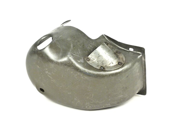 Tapa de cilindro -LAMBRETTA- Lambretta LI, LIS, SX, TV (series 2-3), DL, GP - chapa engrasada - con toma de aire