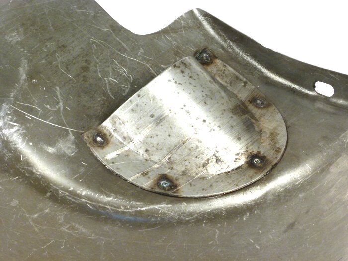 Tapa de cilindro -LAMBRETTA- Lambretta LI, LIS, SX, TV (series 2-3), DL, GP - chapa engrasada - con toma de aire