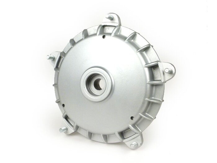 Tambour de frein arrière 10 pouces -FA ITALIA- Vespa PX (-1984), Rally180 (VSD1T), Rally200 (VSE1T), Sprint150 (VLB1T), TS125 (VNL3T), GT125 (VNL2T), GTR125 (VNL2T), GL150 (VLA1T) - joint spy 27mm