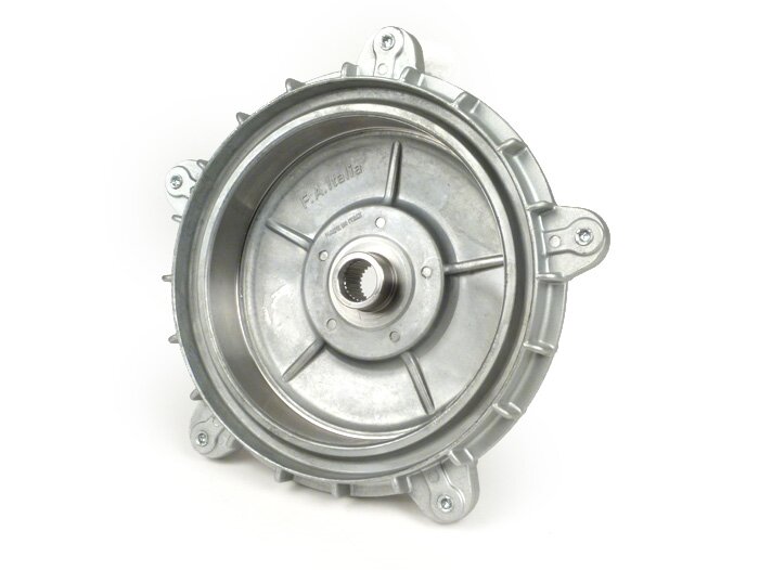 Tambour de frein arrière 10 pouces -FA ITALIA- Vespa PX (-1984), Rally180 (VSD1T), Rally200 (VSE1T), Sprint150 (VLB1T), TS125 (VNL3T), GT125 (VNL2T), GTR125 (VNL2T), GL150 (VLA1T) - joint spy 27mm