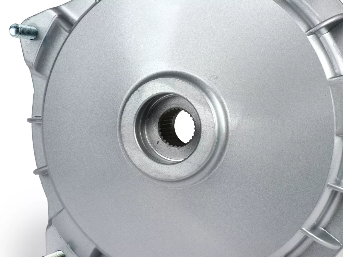 Rear brake hub 10 inch -SCOOTOPIA reinforced- Vespa PX (1984-), T5 125cc - oil seal 30mm - also suitable for PX (-1983), Rally180 (VSD1T), Rally200 (VSE1T), Sprint150 (VLB1T), TS125 (VNL3T), GT125 (VNL2T), GTR125 (VNL2T), GL150 (VLA1T)