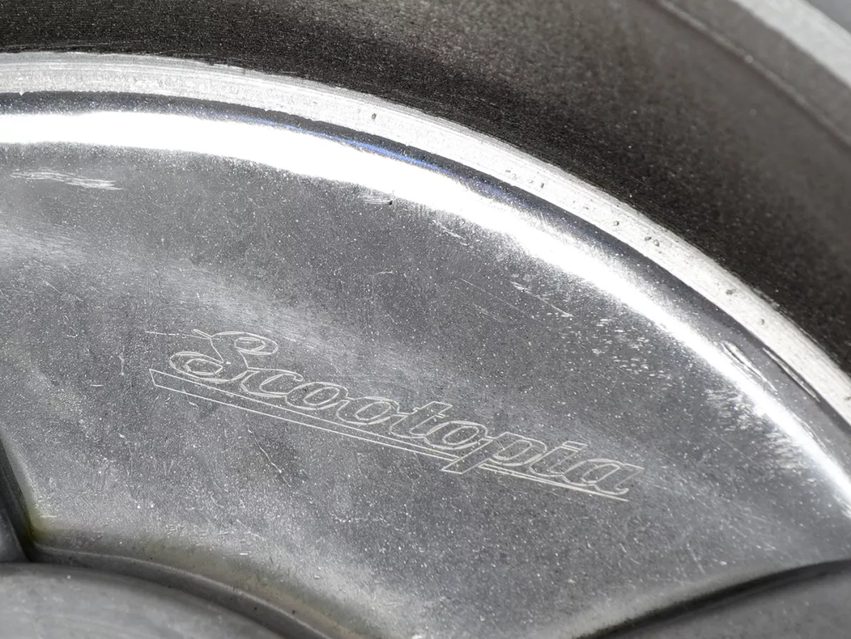 Rear brake hub 10 inch -SCOOTOPIA reinforced- Vespa PX (1984-), T5 125cc - oil seal 30mm - also suitable for PX (-1983), Rally180 (VSD1T), Rally200 (VSE1T), Sprint150 (VLB1T), TS125 (VNL3T), GT125 (VNL2T), GTR125 (VNL2T), GL150 (VLA1T)