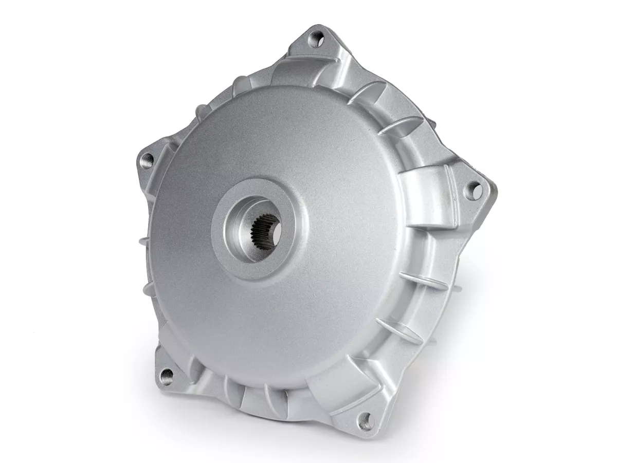 Rear brake hub 10 inch -SCOOTOPIA reinforced- Vespa PX (1984-), T5 125cc - oil seal 30mm - also suitable for PX (-1983), Rally180 (VSD1T), Rally200 (VSE1T), Sprint150 (VLB1T), TS125 (VNL3T), GT125 (VNL2T), GTR125 (VNL2T), GL150 (VLA1T)
