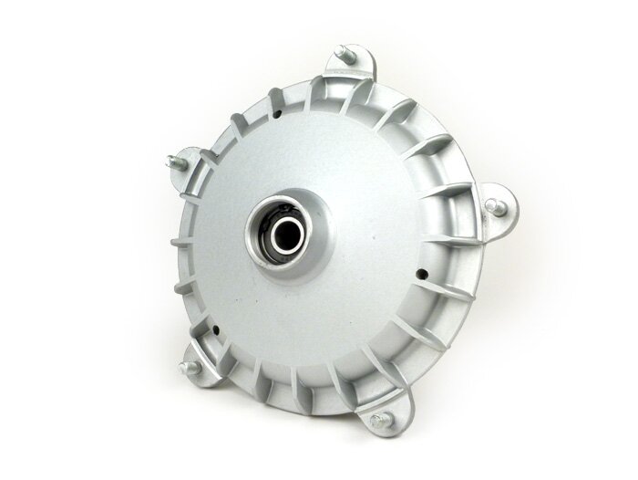 Front brake hub 10 inch -FA ITALIA- Vespa PX (1982-1997), T5 125cc, PK S, PK XL, PK XL2 - Ø=20mm - silver