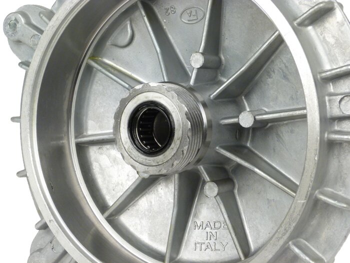 Front brake hub 10 inch -FA ITALIA- Vespa PX (1982-1997), T5 125cc, PK S, PK XL, PK XL2 - Ø=20mm - silver