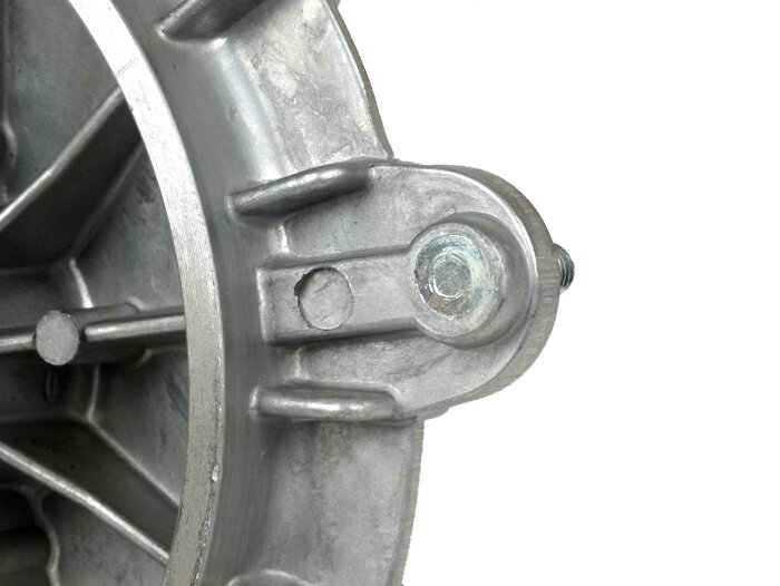 Front brake hub 10 inch -FA ITALIA- Vespa PX (1982-1997), T5 125cc, PK S, PK XL, PK XL2 - Ø=20mm - silver