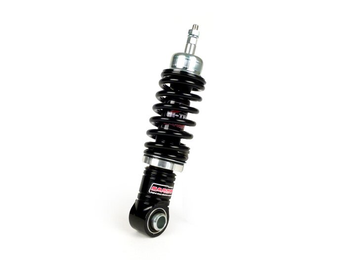 Shock absorber front -CARBONE HI-TECH, 200mm- Vespa V50, PV125, ET3 - black spring