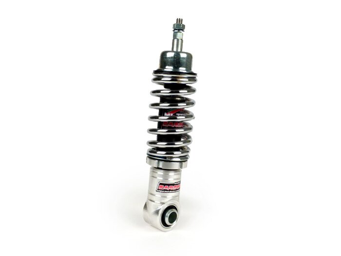 Shock absorber front -CARBONE HI-TECH, 200mm- Vespa V50, PV125, ET3 - chrome spring