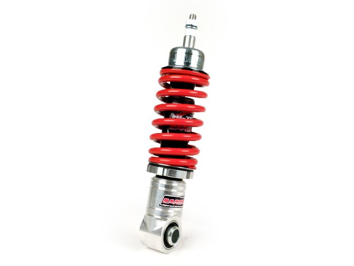 Shock absorber front -CARBONE HI-TECH, 200mm- Vespa V50, PV125, ET3 - red spring