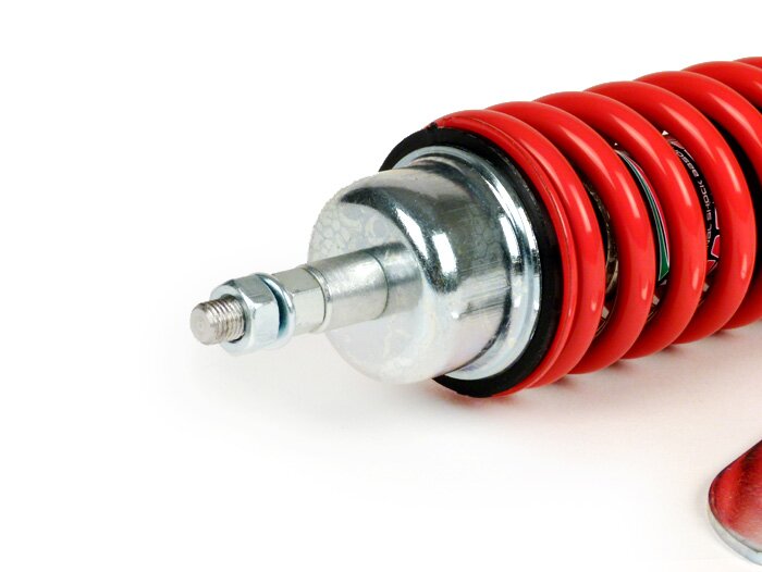 Shock absorber front -CARBONE HI-TECH, 200mm- Vespa V50, PV125, ET3 - red spring
