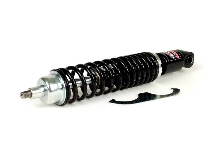 Amortisseur avant -CARBONE HI-TECH, 240mm, (2014-2016)- Vespa GTS 125-300, coin en bas: lug - noir