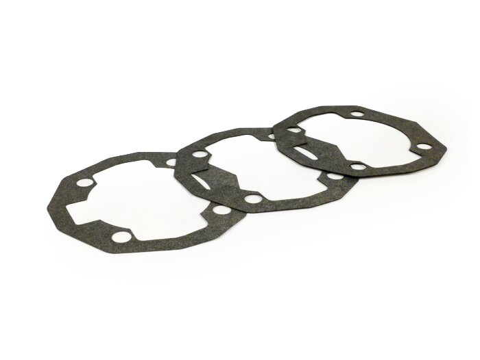 Gasket set for cylinder base -PARMAKIT/POLINI 177/187cc- Vespa PX125, PX150, Cosa125, Cosa150, GTR, TS125, Sprint Veloce (VLB1T 0150001-) - 0.25mm/0.50mm/0.75mm