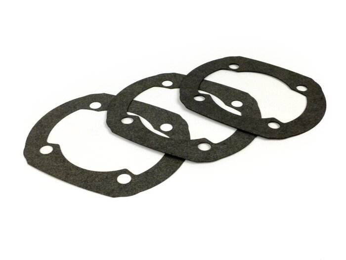Gasket set for cylinder base -POLINI aluminium 133cc Evolution, Parmakit SP09 130/135/144cc- 0.25mm/0.50mm/0.75mm