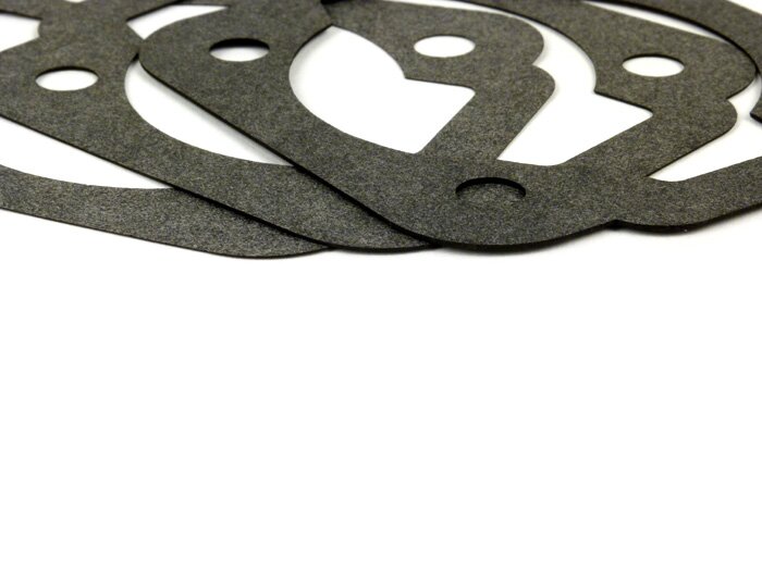 Pakkingset cilinderbodem -POLINI grijs gietijzer 133cc- Vespa PK80, PK125, PV125- 0,25mm/0,50mm/0,75mm