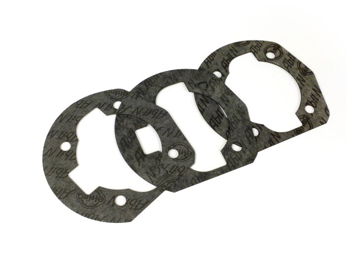 Pakkingset cilindervoet -BGM PRO 177 / 187 ccm- 0.25mm/0.50mm/0.75mm, 3 kanalen- Vespa PX125, PX150, Cosa125, Cosa150, GTR125, TS125, Sprint Veloce (VLB1T 0150001-)
