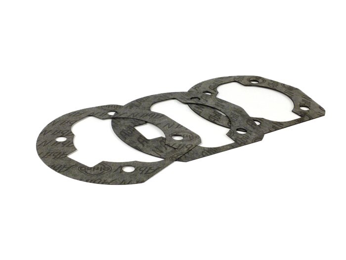 Pakkingset cilindervoet -BGM PRO 177 / 187 ccm- 0.25mm/0.50mm/0.75mm, 3 kanalen- Vespa PX125, PX150, Cosa125, Cosa150, GTR125, TS125, Sprint Veloce (VLB1T 0150001-)