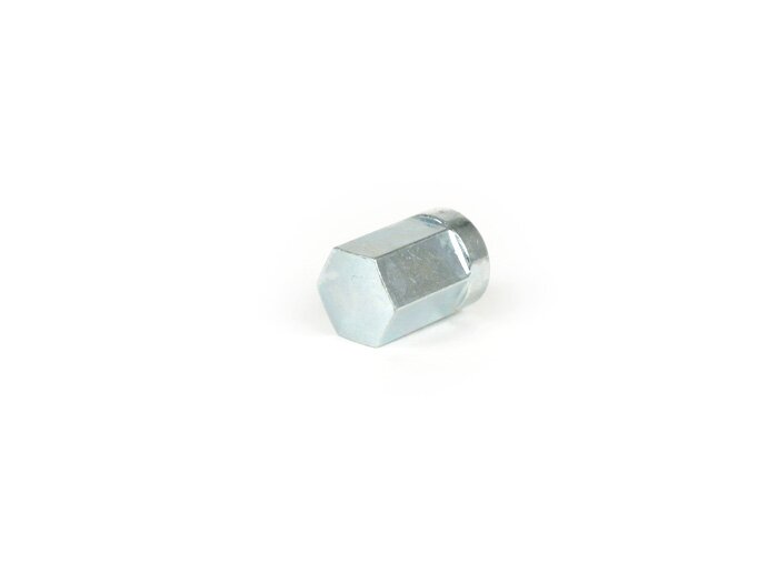 Tuerca de sombrerete para llanta sin cámara -M8 x 1,25mm (10,9) con collar de 14mm - tipo SIP - SW=12mm, H=19,3mm - galvanizada