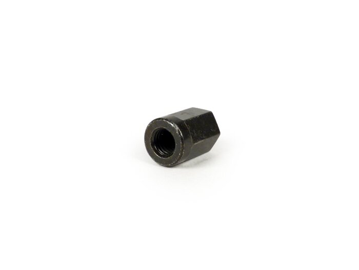 Domed cap nut for tubeless rim -M8 x 1.25mm (10.9) with 14mm collar- SIP type - WS=12mm, h=19.3mm - black