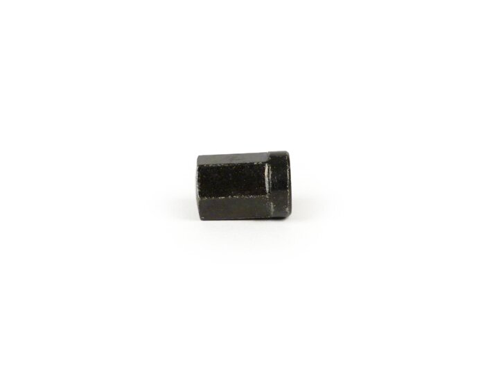 Domed cap nut for tubeless rim -M8 x 1.25mm (10.9) with 14mm collar- SIP type - WS=12mm, h=19.3mm - black