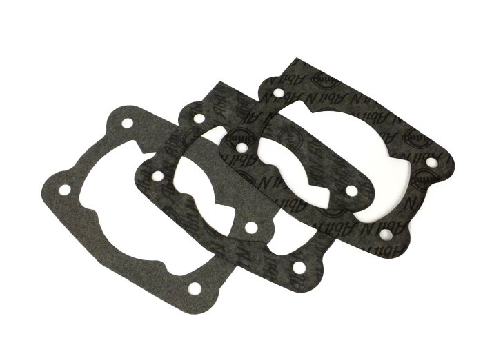 Gasket set for cylinder base -QUATTRINI M200- 0.25mm/0.50mm/0.75mm - Vespa V50, PV125, ET3, PK50, PK80, PK125