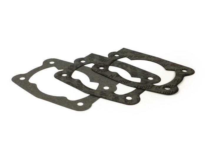 Gasket set for cylinder base -QUATTRINI M200- 0.25mm/0.50mm/0.75mm - Vespa V50, PV125, ET3, PK50, PK80, PK125