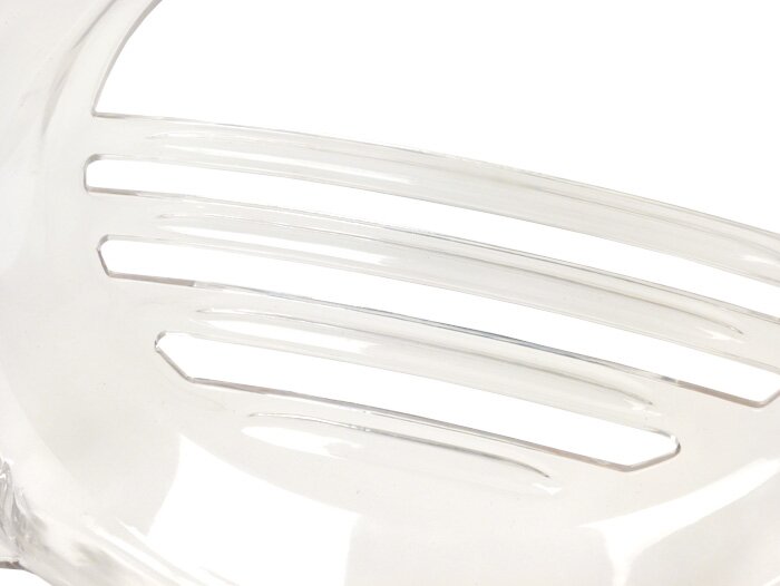 Cache turbine -RICAMBIO RAPIDO- Vespa PX80, PX125, PX150 - transparent - modèles avec démarreur électrique