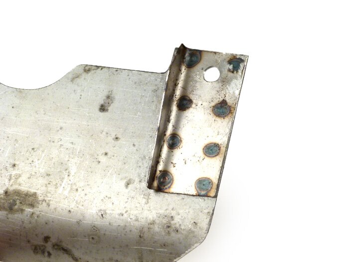 Piastra paraspruzzi supporto principale -LAMBRETTA- LI (Serie 3), LIS, SX, TV (Serie 3), DL, GP - piastra oliata