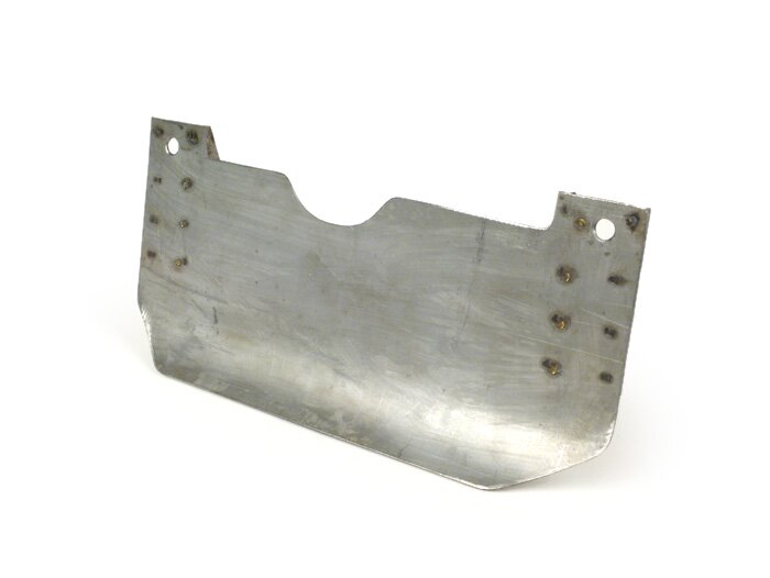 Piastra paraspruzzi supporto principale -LAMBRETTA- LI (Serie 3), LIS, SX, TV (Serie 3), DL, GP - piastra oliata