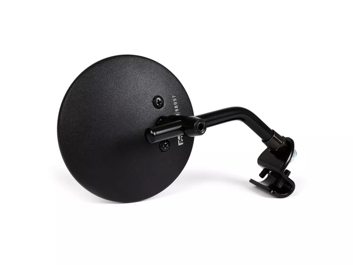 Spegel -FAR benskyddsklämma spegel- Vespa universal - rund Ø=105mm - (E-märkt) - svart