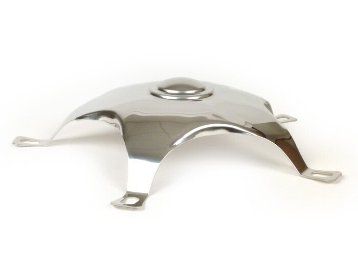 Naafdop -OEM KWALITEIT, 5-spaaks - voor open 10 velg - Vespa V50, V90, PV125, ET3, PK, GT, GTR, TS, GL, GS VS5T, Sprint, T4, Rally, PX, T5 125cc - chroom