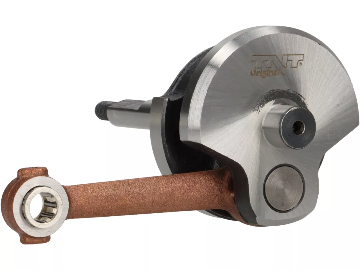 Vevaxel -TNT Original- Vespa Ciao, SI, Bravo, Superbravo, Grillo, Boss - 10 mm kolvstift